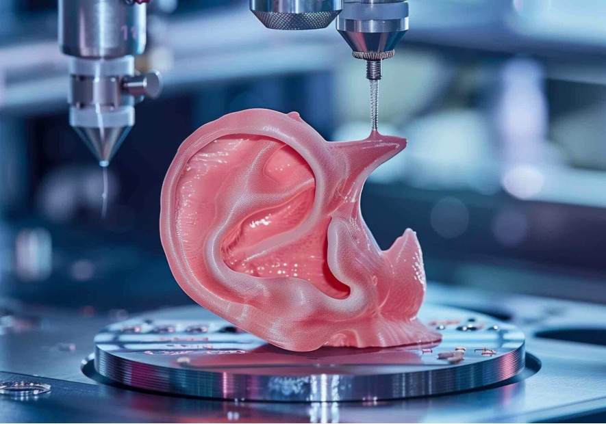 Printarea 3D utilizată pentru a replica urechea umană